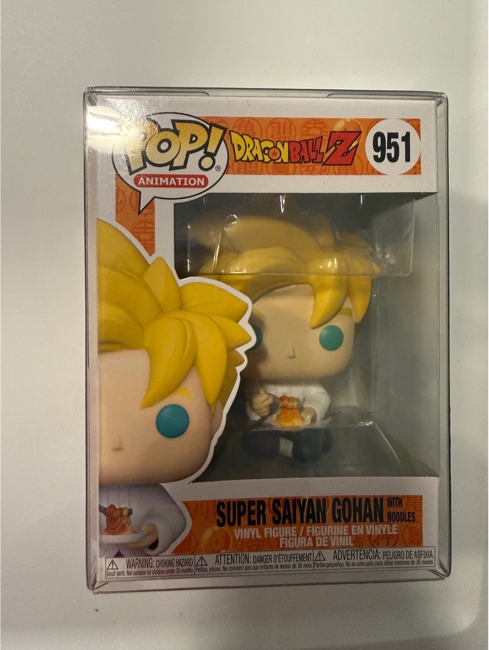 Funko Pop! Animation Dragon Ball Z Super Saiyan Gohan with Noodles #951